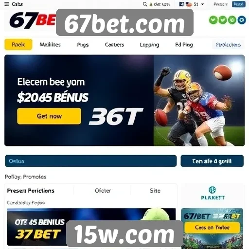 Promoções e bônus disponíveis no 67bet